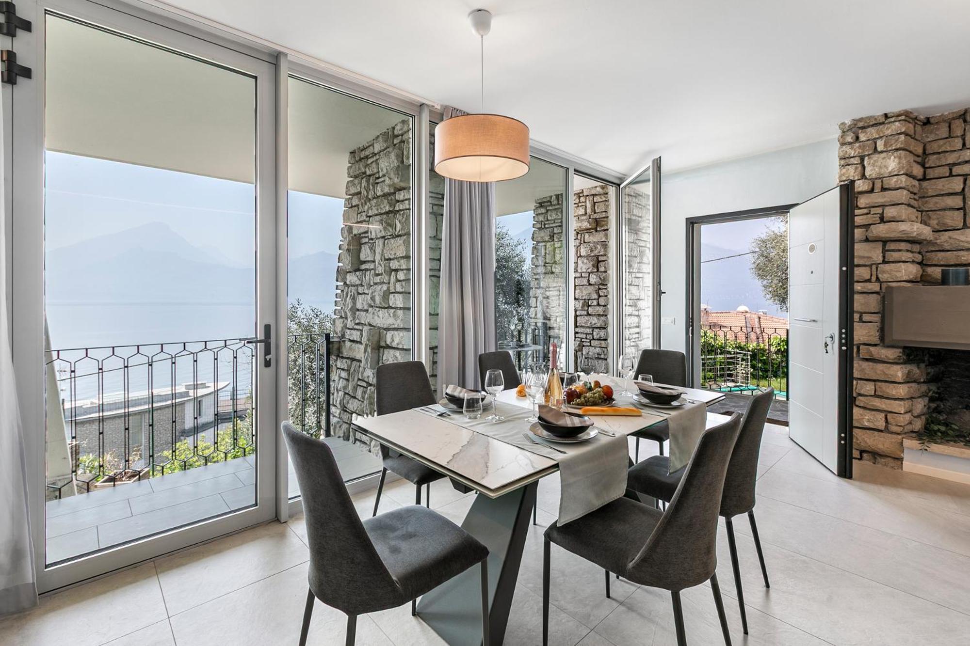 Lake View Villa Mercurio With Shared Pool Brenzone sul Garda Exterior foto