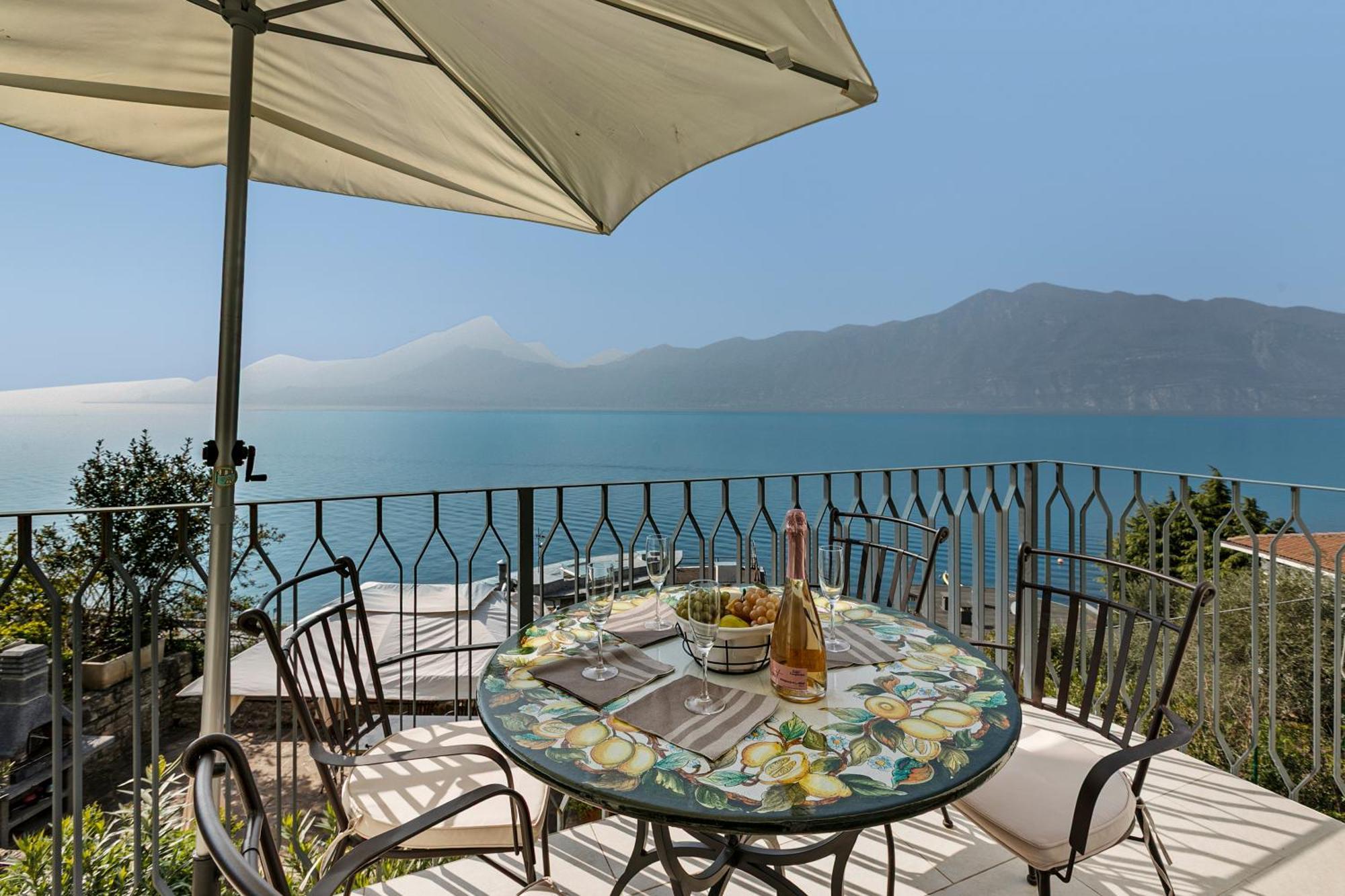 Lake View Villa Mercurio With Shared Pool Brenzone sul Garda Exterior foto