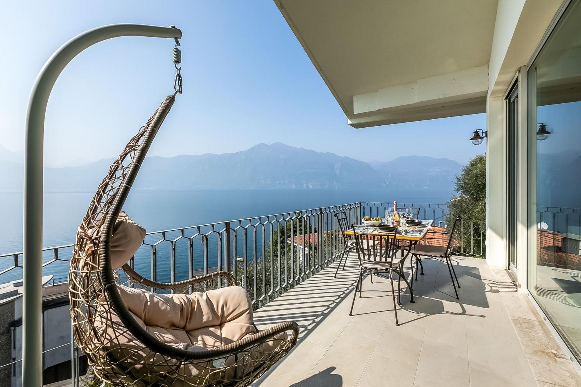 Lake View Villa Mercurio With Shared Pool Brenzone sul Garda Exterior foto