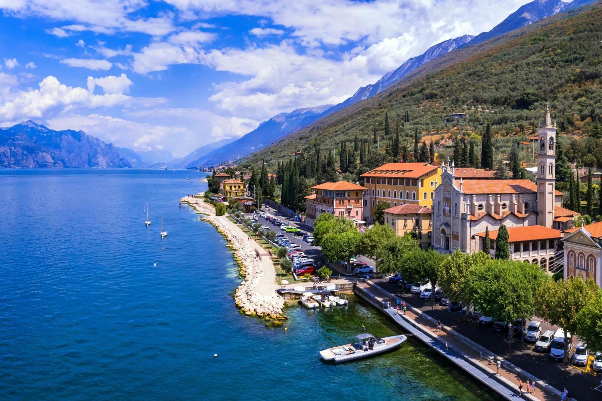 Lake View Villa Mercurio With Shared Pool Brenzone sul Garda Exterior foto