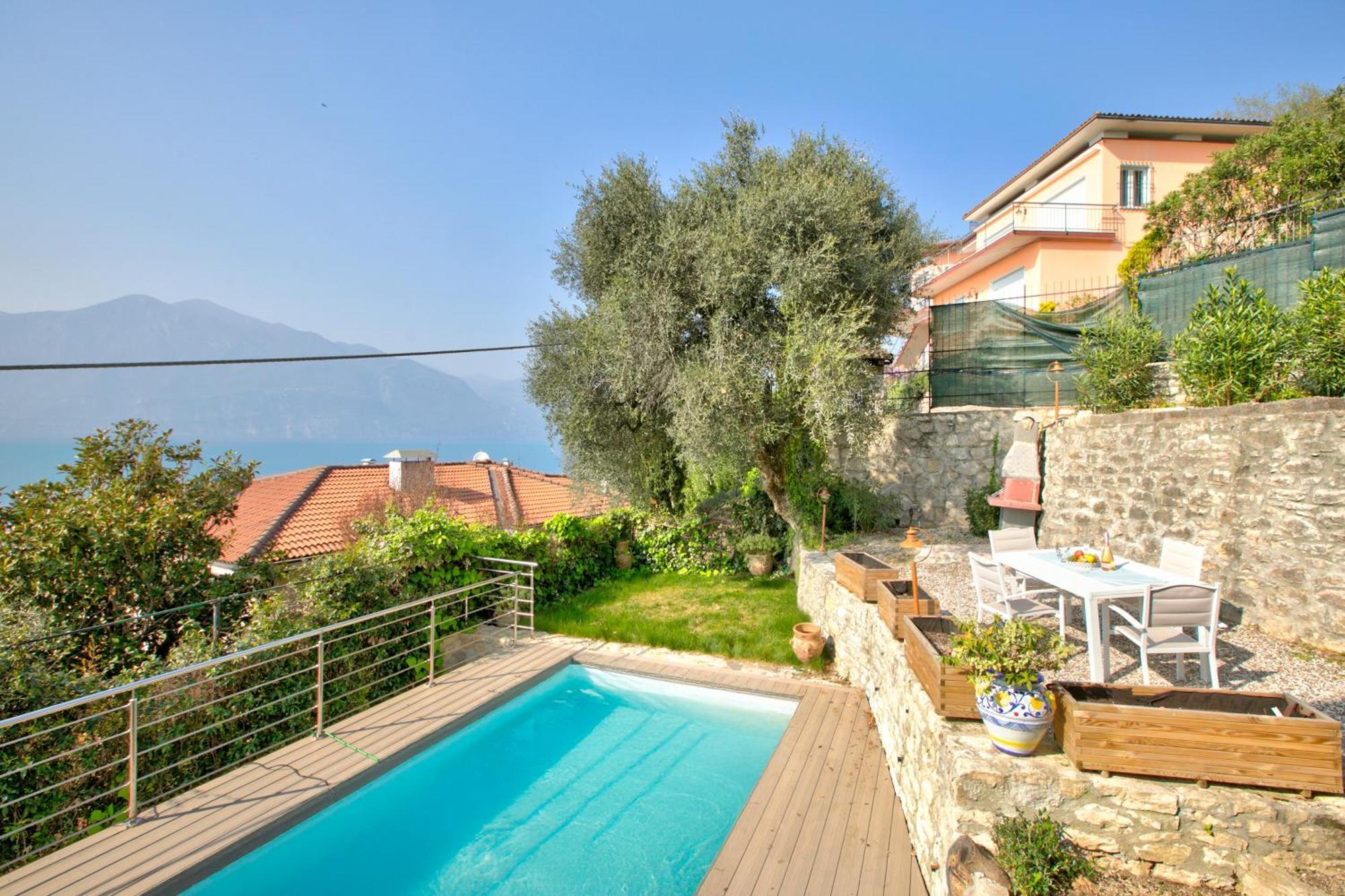 Lake View Villa Mercurio With Shared Pool Brenzone sul Garda Exterior foto