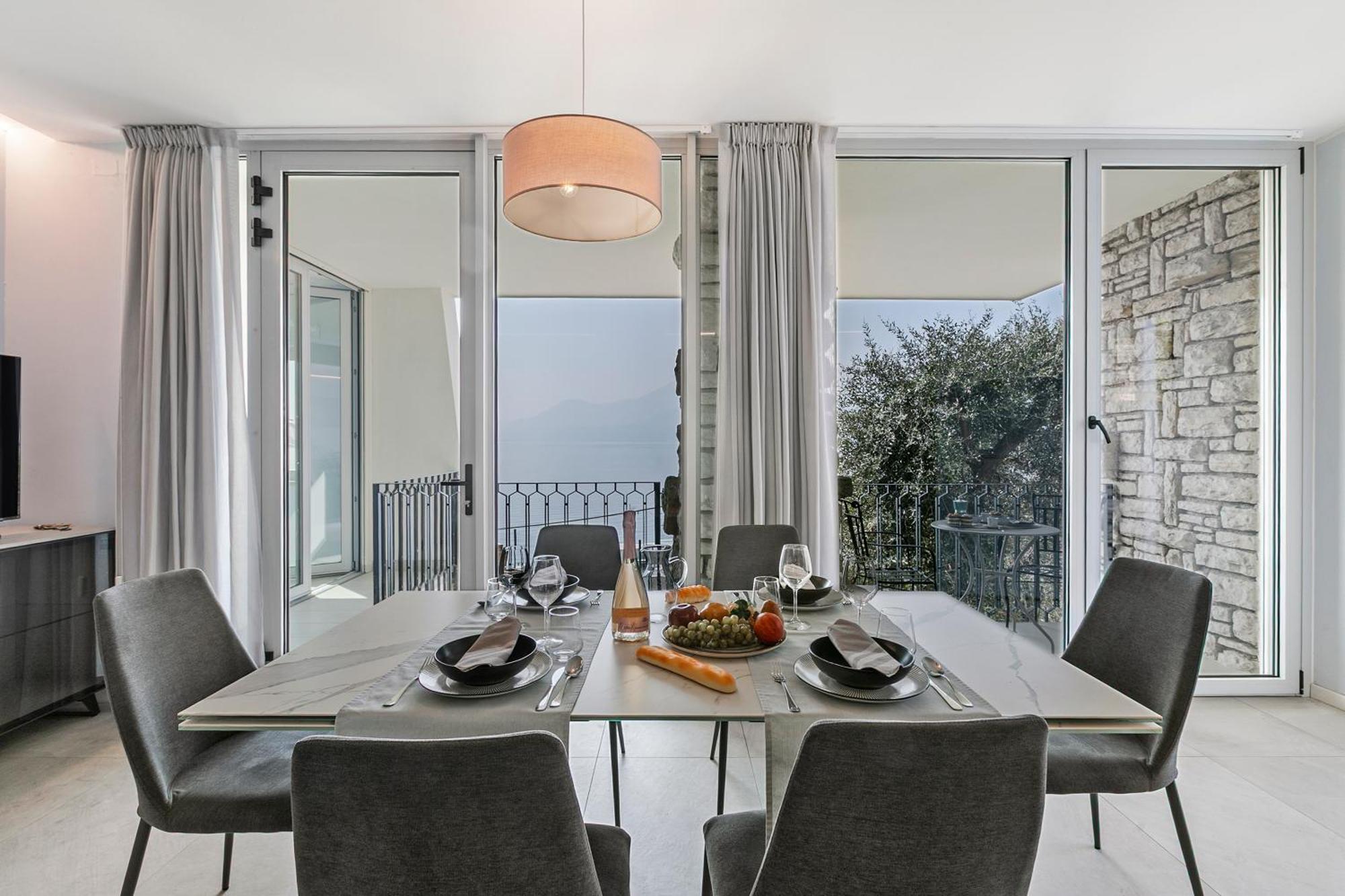 Lake View Villa Mercurio With Shared Pool Brenzone sul Garda Exterior foto