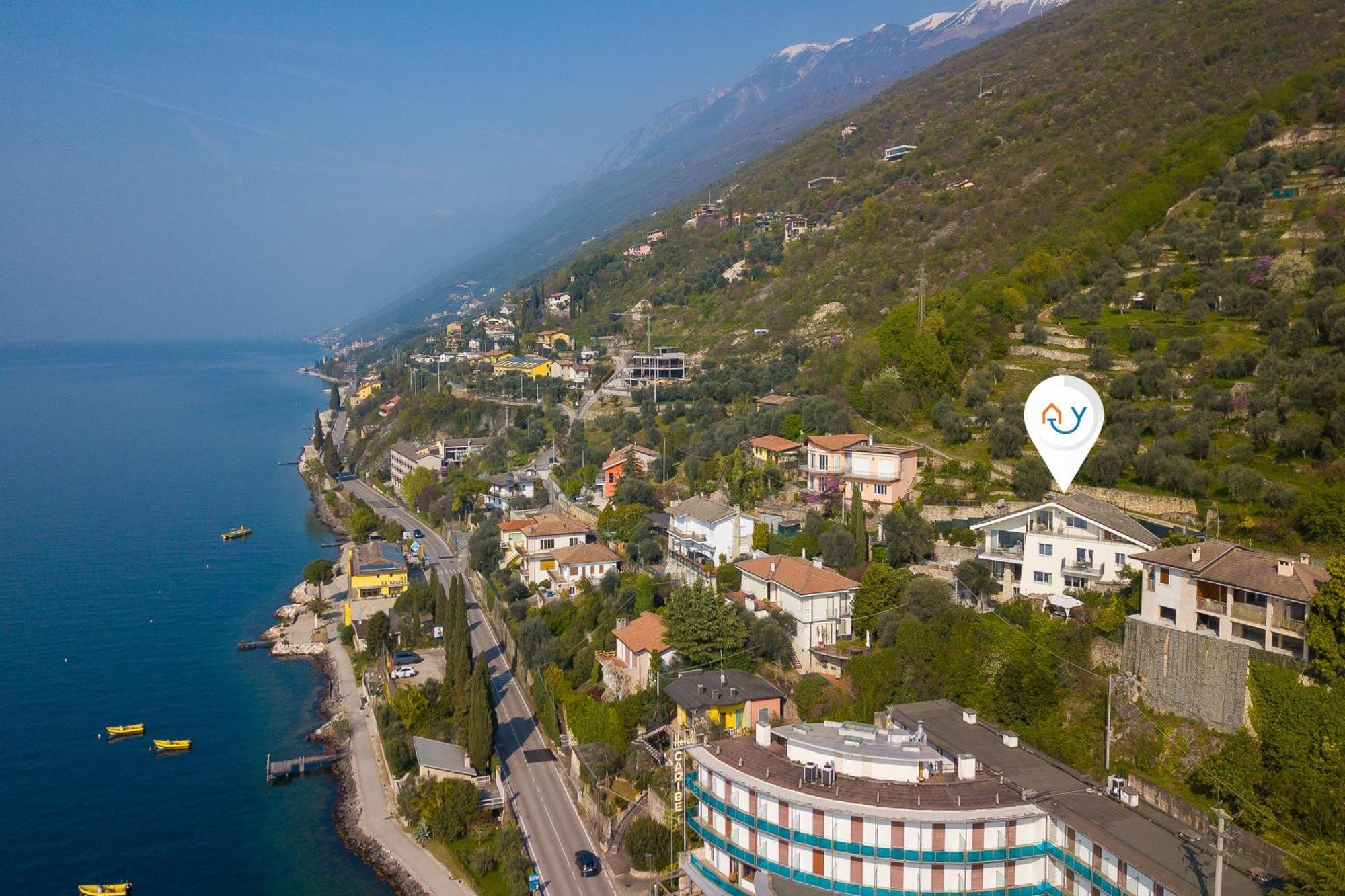 Lake View Villa Mercurio With Shared Pool Brenzone sul Garda Exterior foto