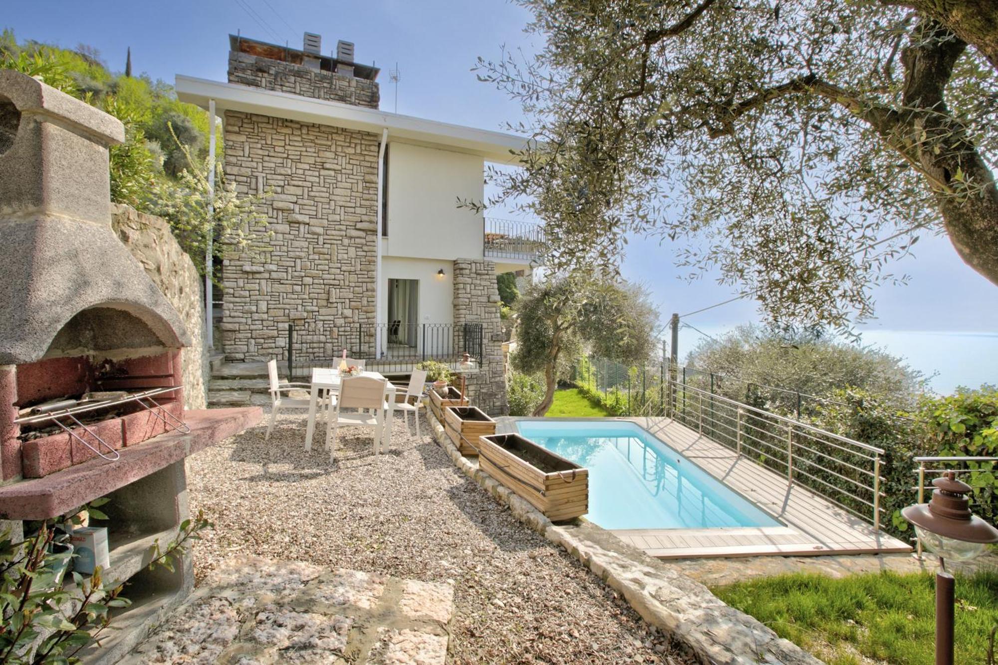 Lake View Villa Mercurio With Shared Pool Brenzone sul Garda Exterior foto